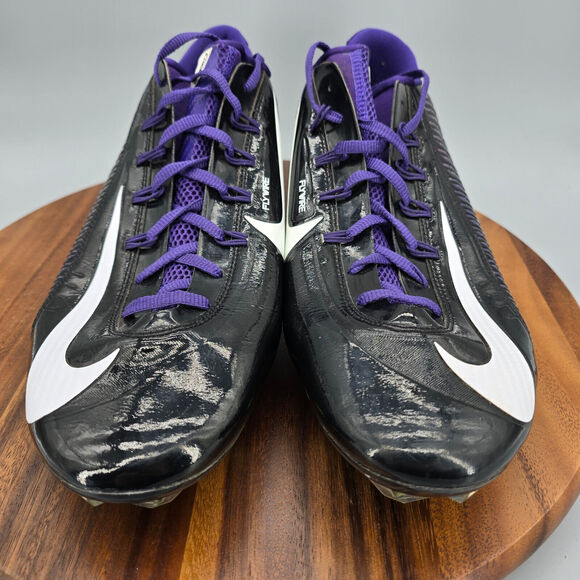 Nike Vapor Carbon 2.0 Elite Football Cleats Men\'s 15 Black Purple Athletic Shoes main image 9